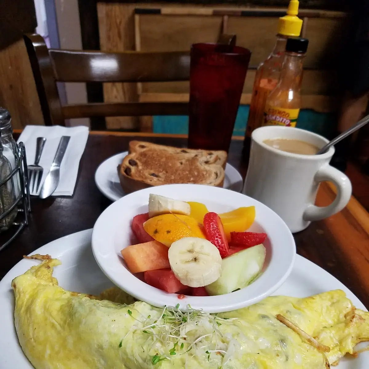 Popeye & Cheese Omelette
