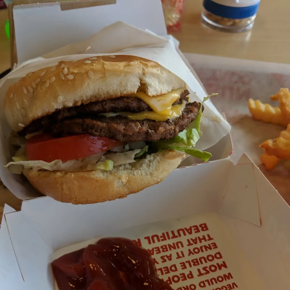 Double Cheese Burger