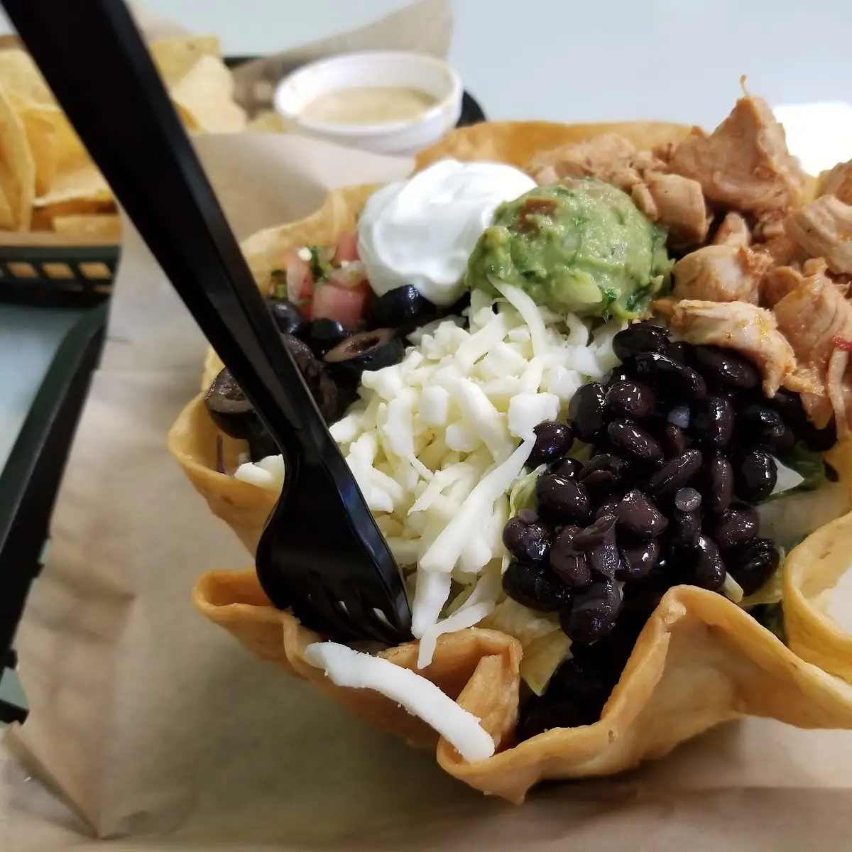 El Pastor Taco Salad