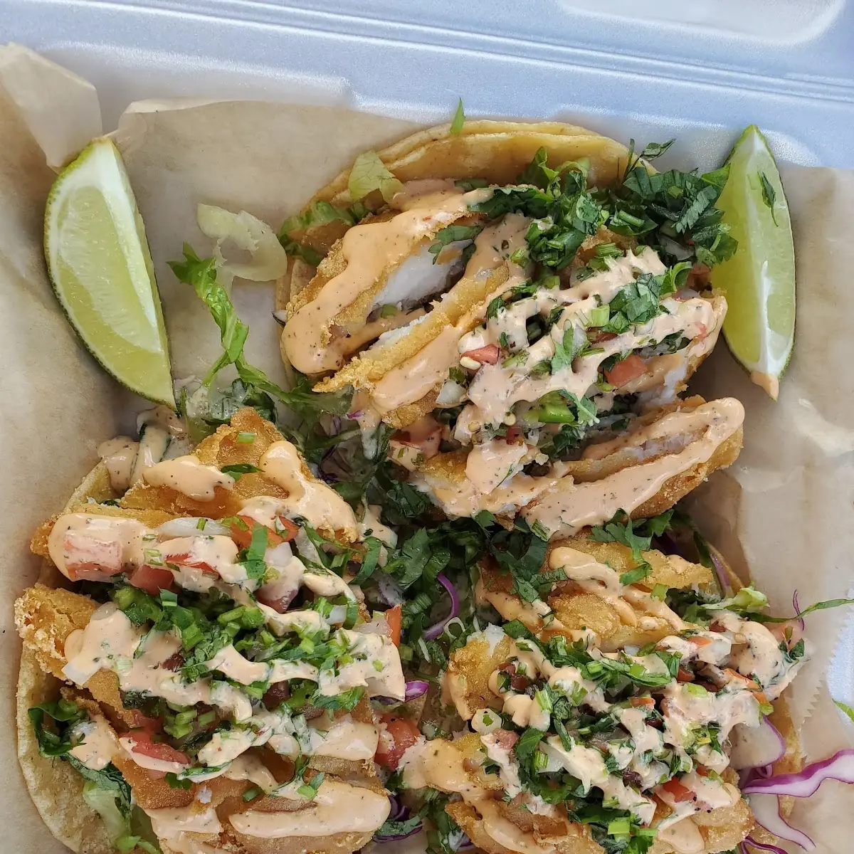 Fish Tacos Plate