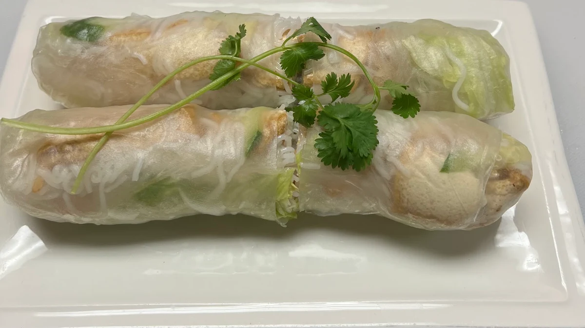 Spring Roll Grill Pork or Beef or Chicken or Minced Pork in Vermicelli, Phở Pasteur Restaurant