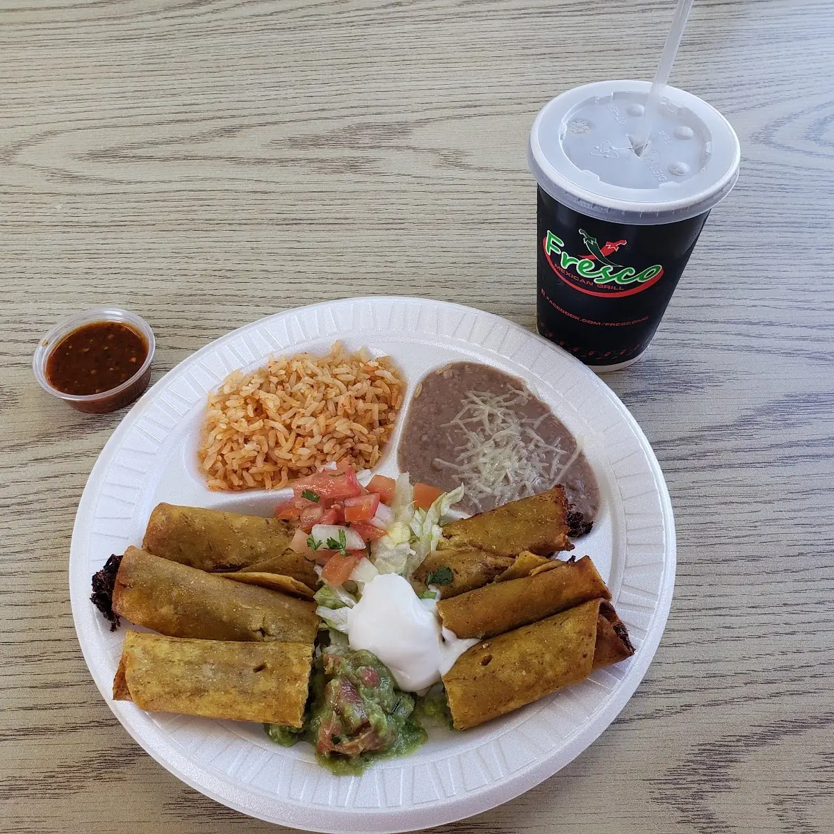 Beef Taquitos Meal