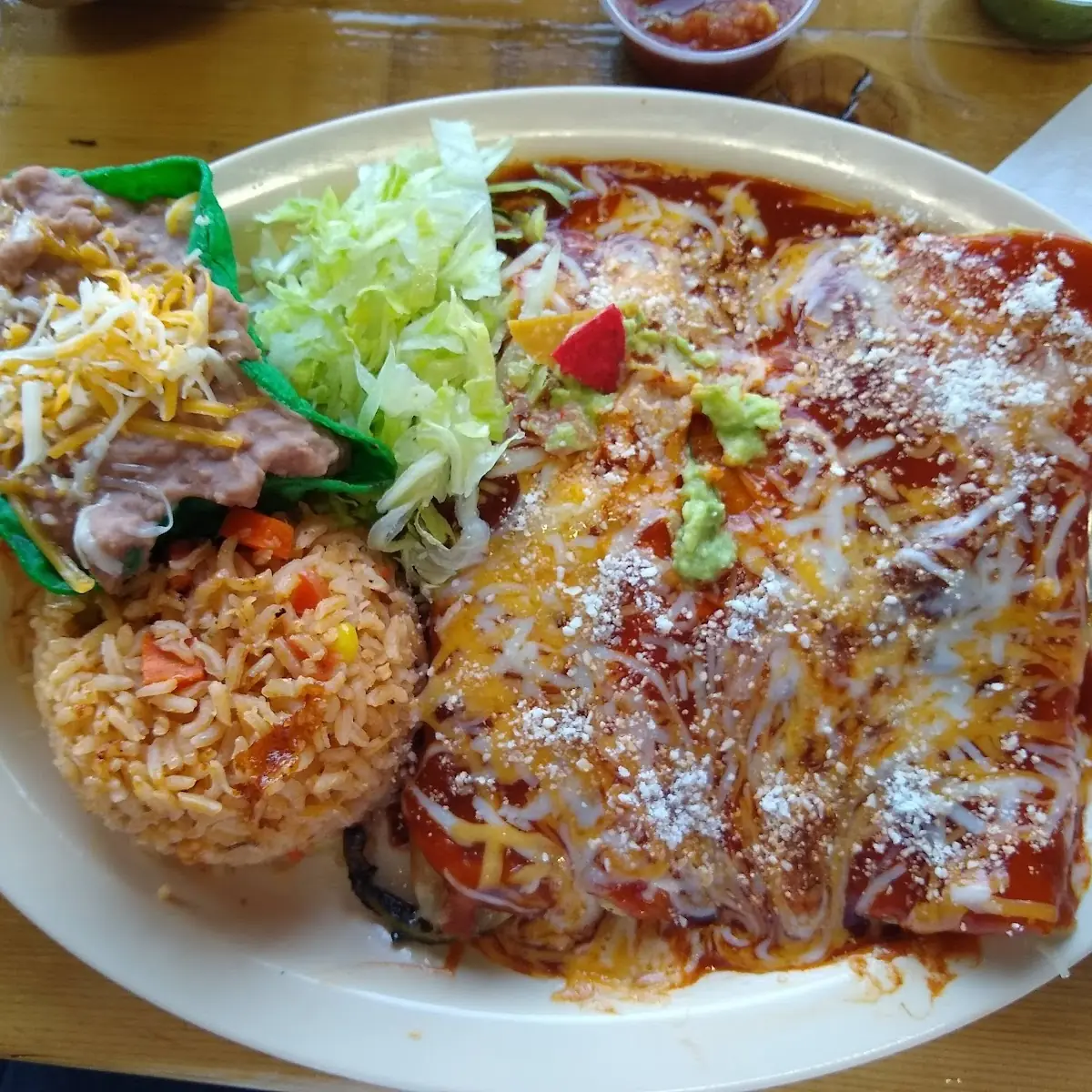 Enchiladas and Chili Relleno