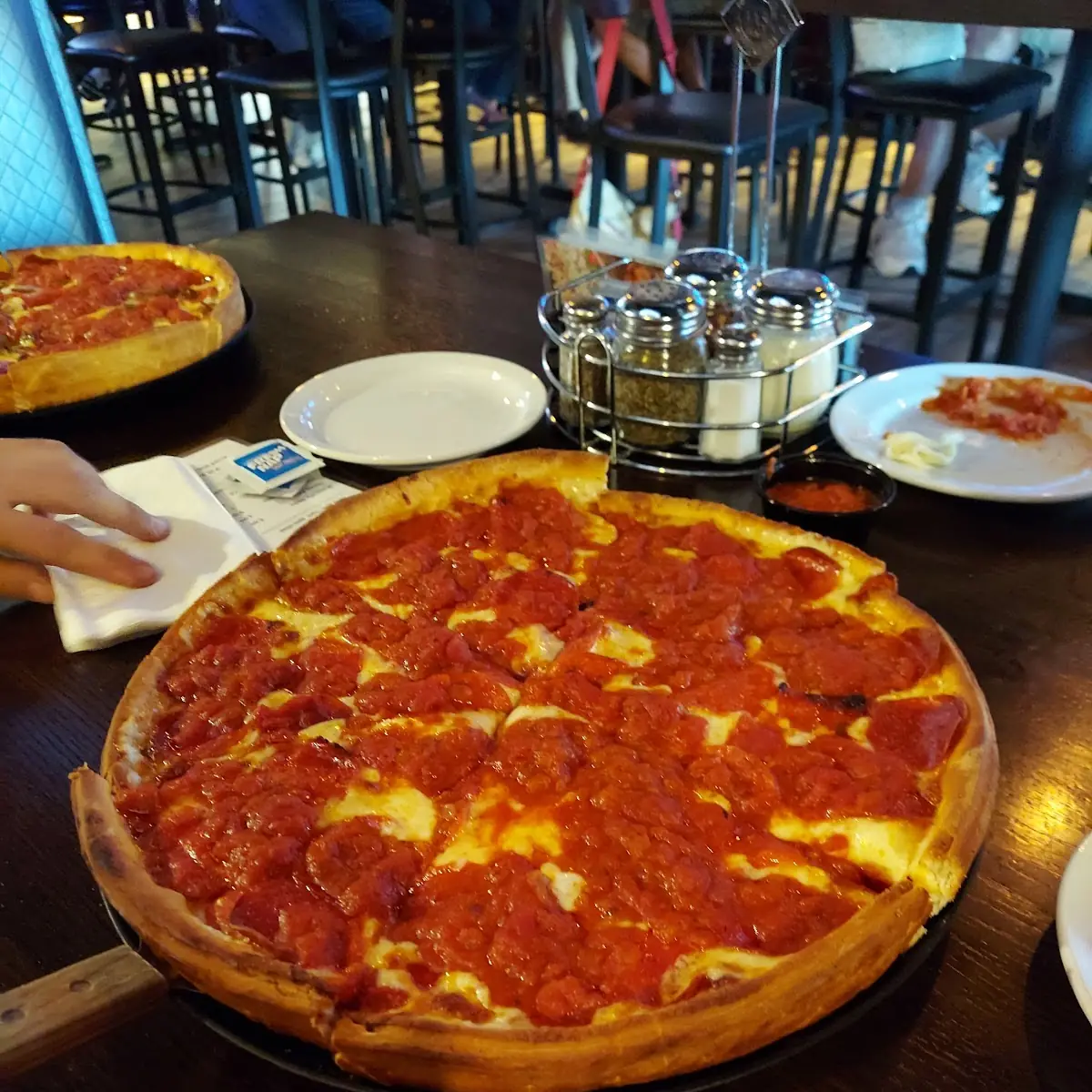 Chicago Style Deep Dish Pepperoni Pizza