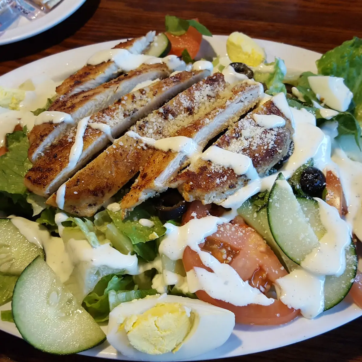 Ham & Egg Special Greek Chicken Salad