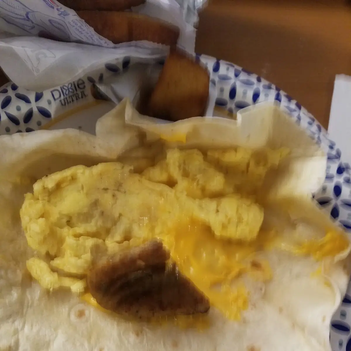 Sausage Egg and Cheese Burrito
