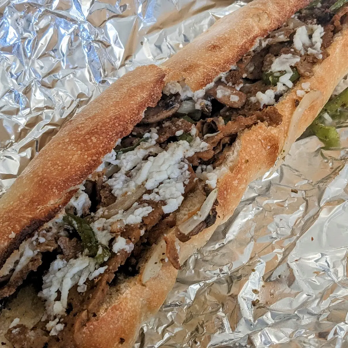 Vegan Philly Cheesesteak Sub