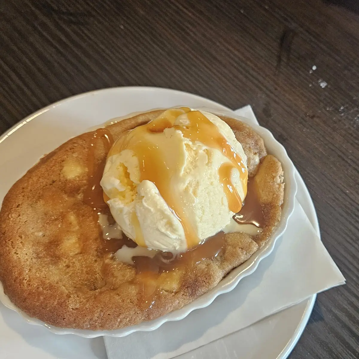 Salted Caramel Cookie Skillet