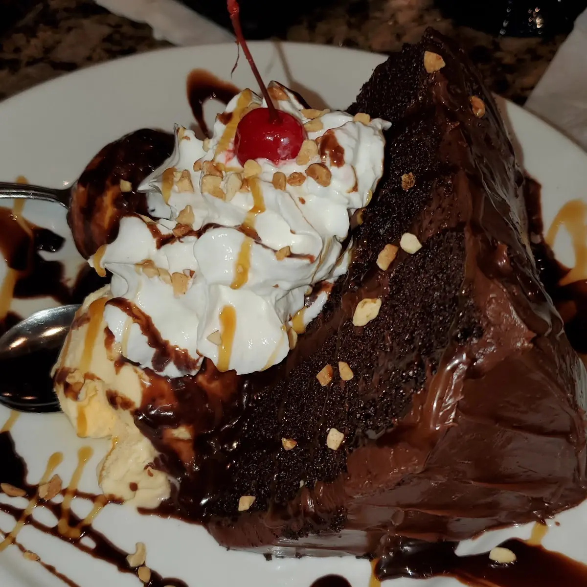 Hot Fudge Cake Sundae