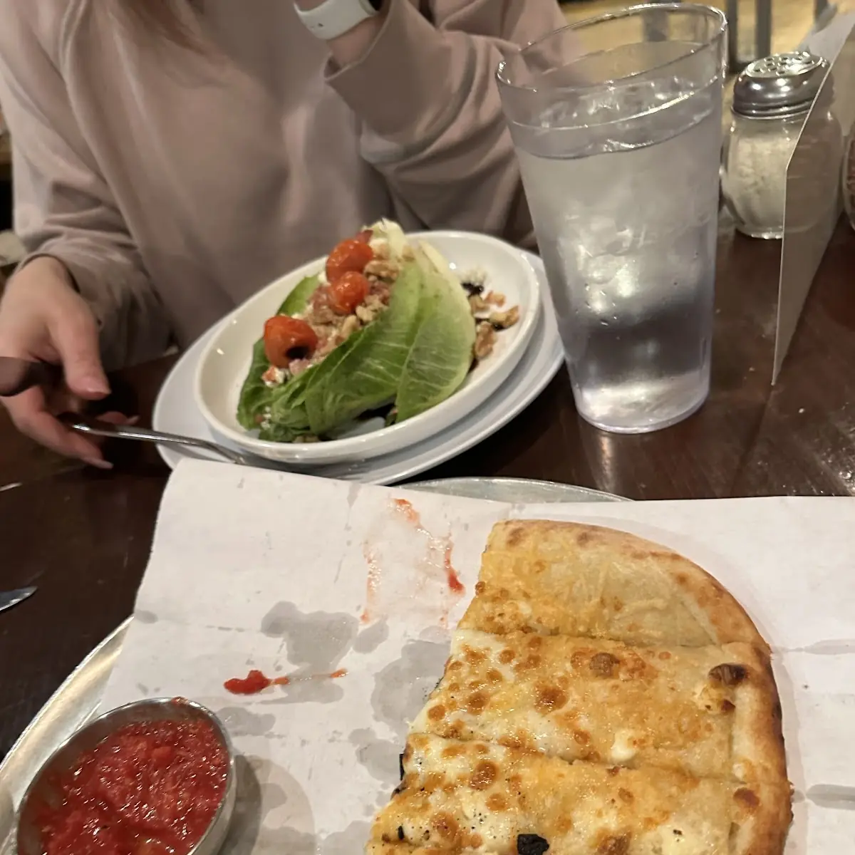 Garlic Bread and Wedge Salad