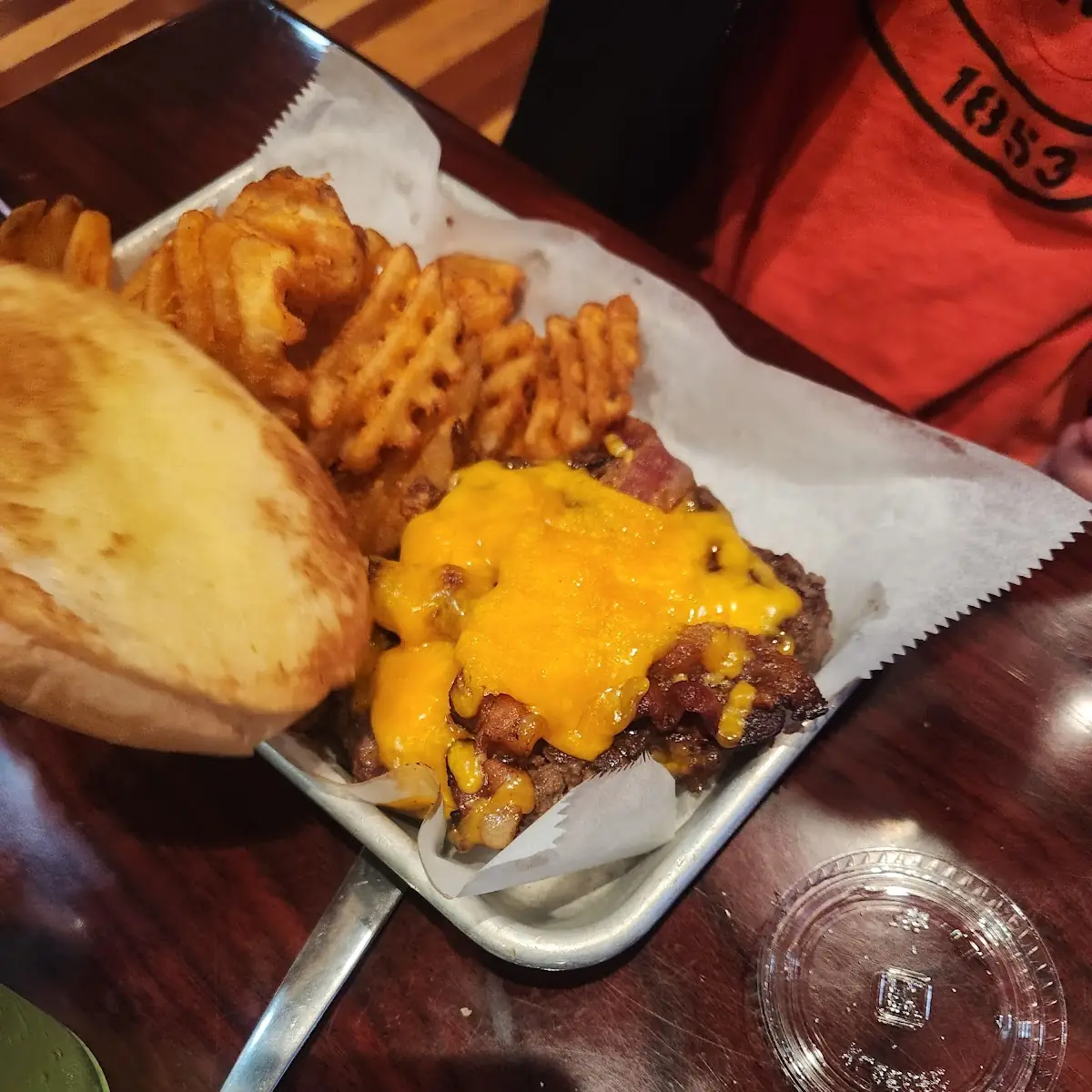Cheddar Maple Bacon Burger