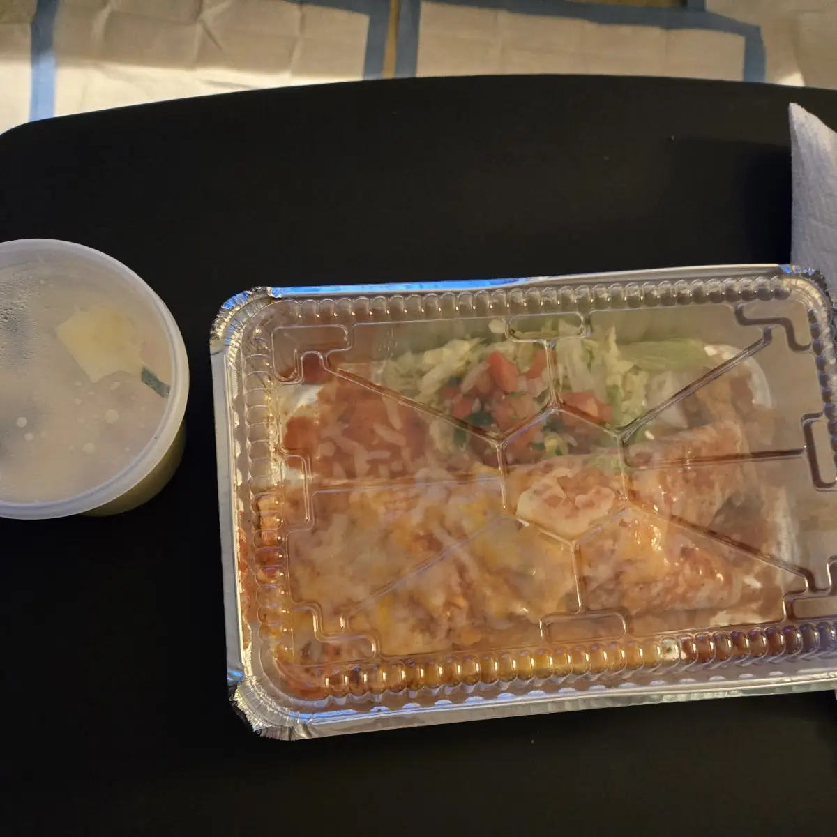 Burrito Chicken Rice Beans Cheese