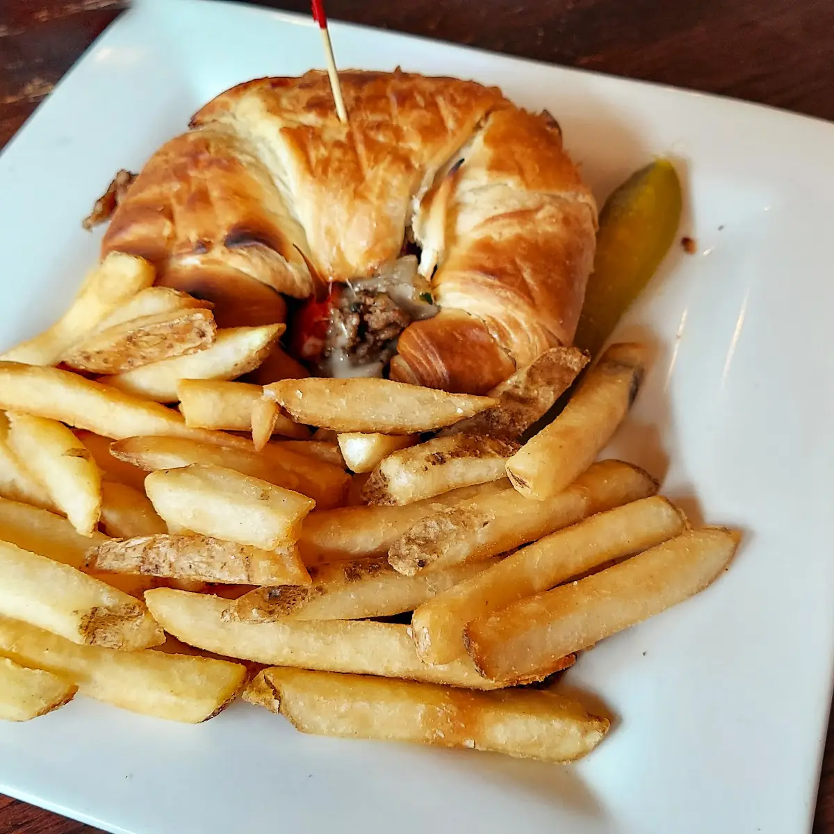 Philly Cheesesteak Croissant