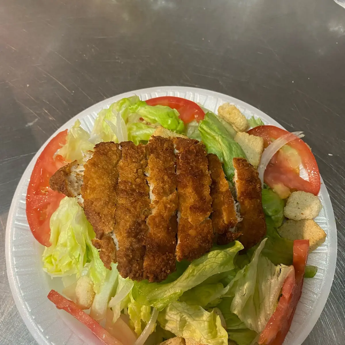 Breaded Chicken Salad