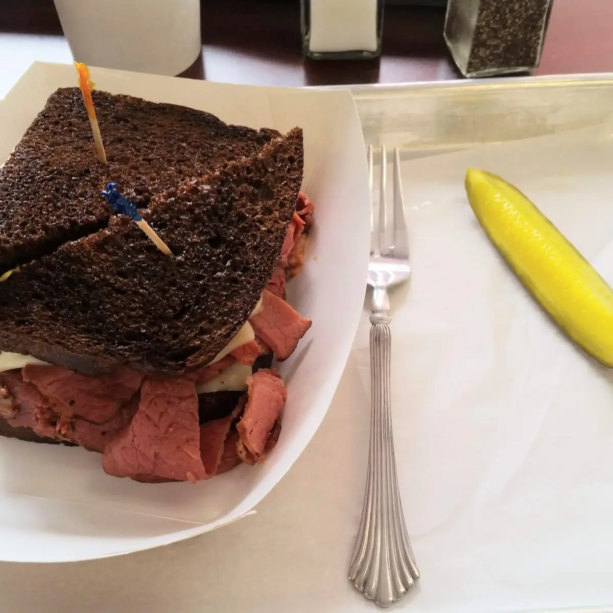 Hot Pastrami Sandwich
