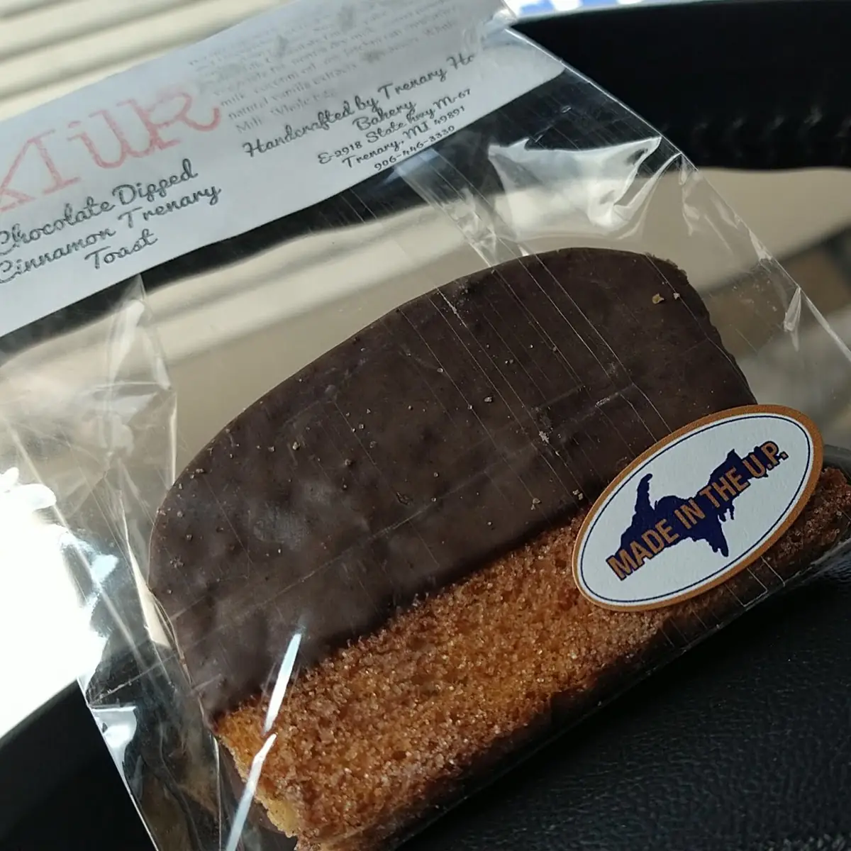 Milk Chocolate Dipped Trenary Toast