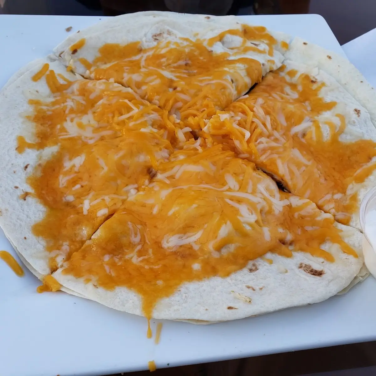 Chicken and Cheese Quesadilla