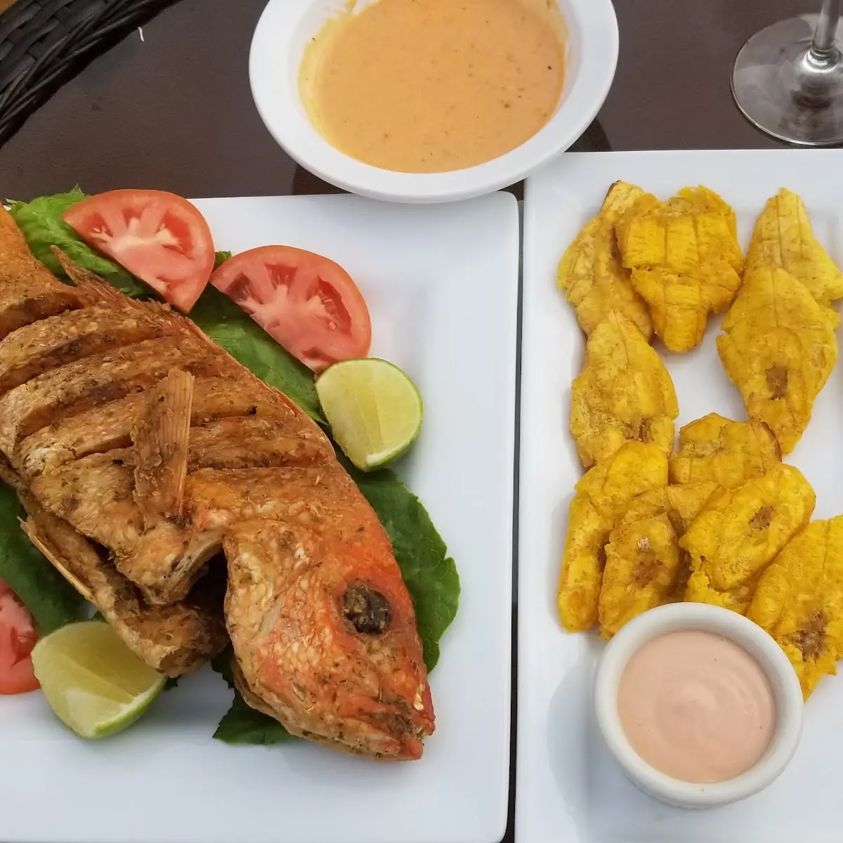 Red Snapper with Tostones