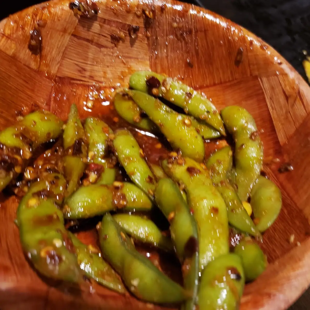 Spicy Edamame Beans