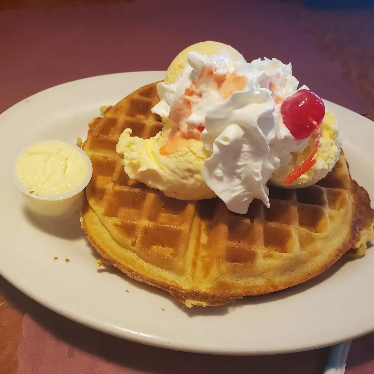 Waffle Sundae