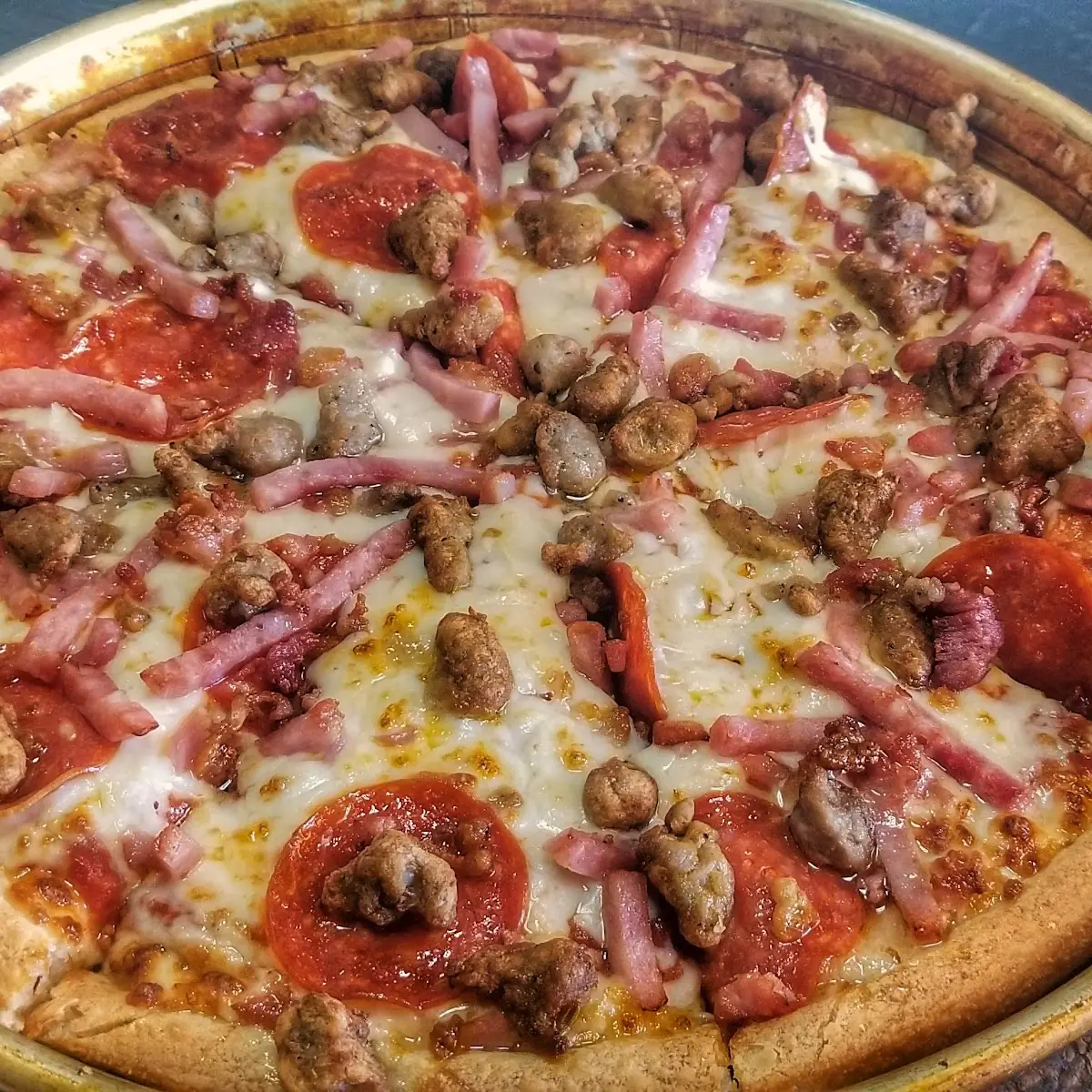 Cheese and Pepperoni Pizza