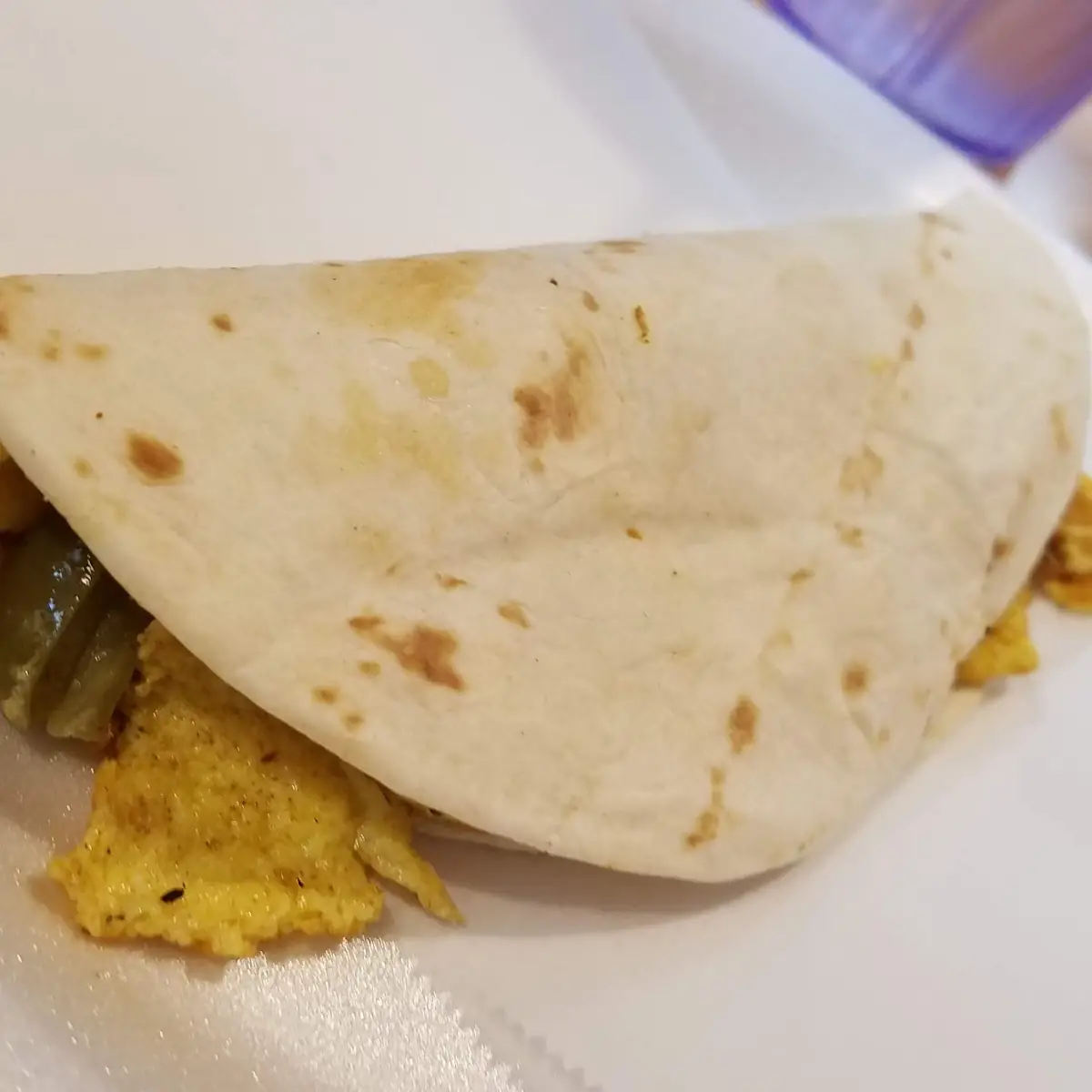 Breakfast Egg & Cactus Taco