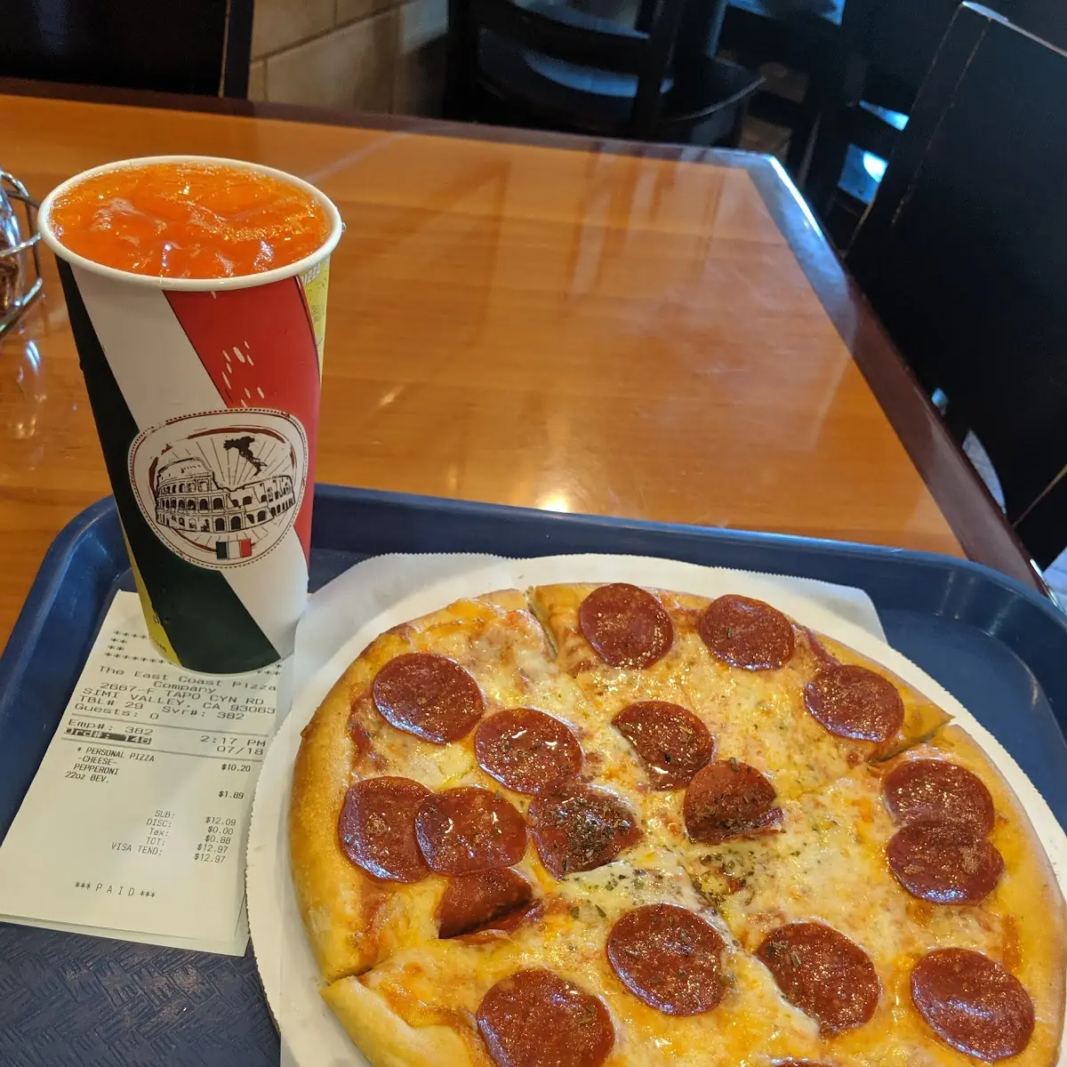 Personal Pepperoni Pizza