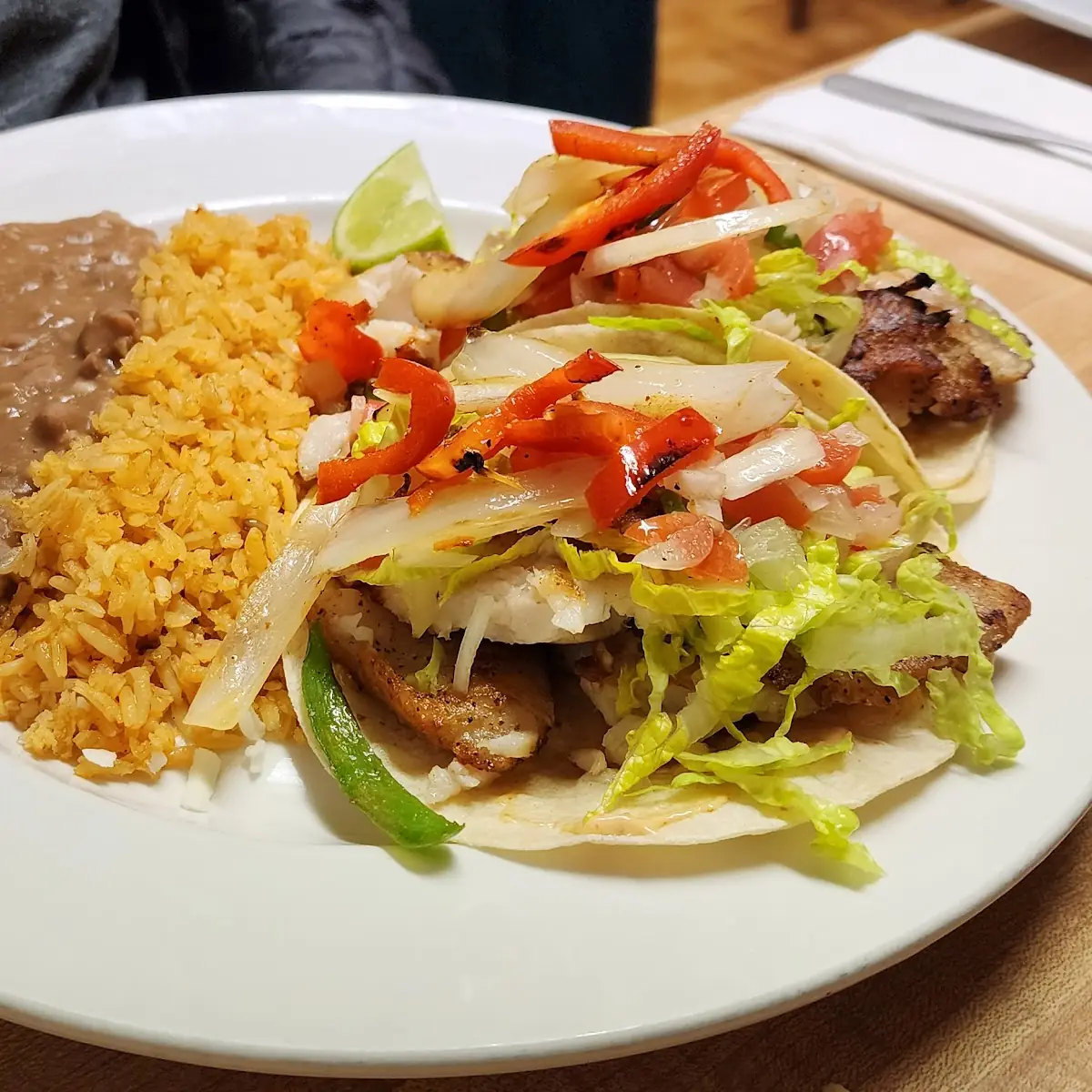 2 Pastor, 2 Steak, 3 Carnitas, Tacos