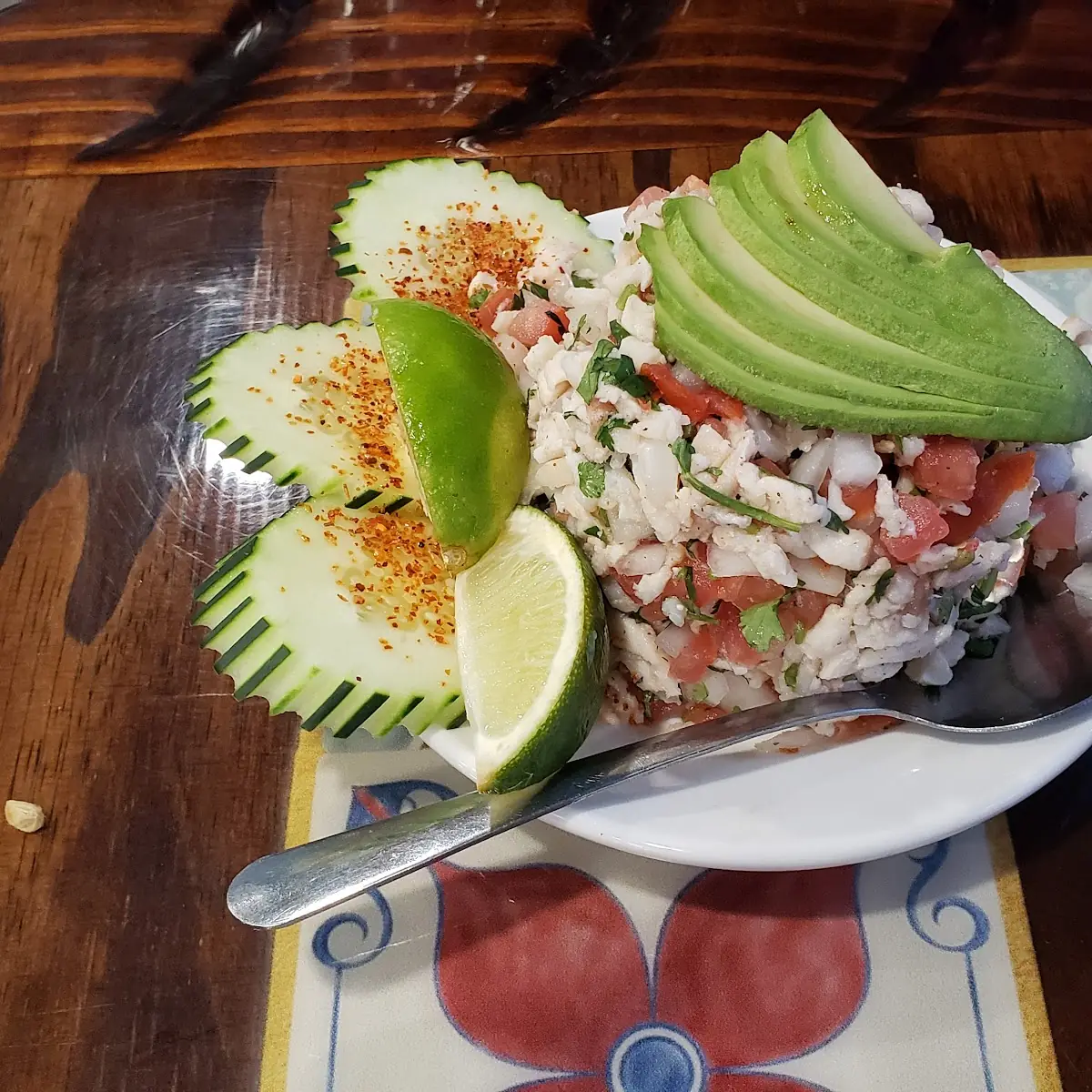 TOSTADA DE CEVICHE CAMARON