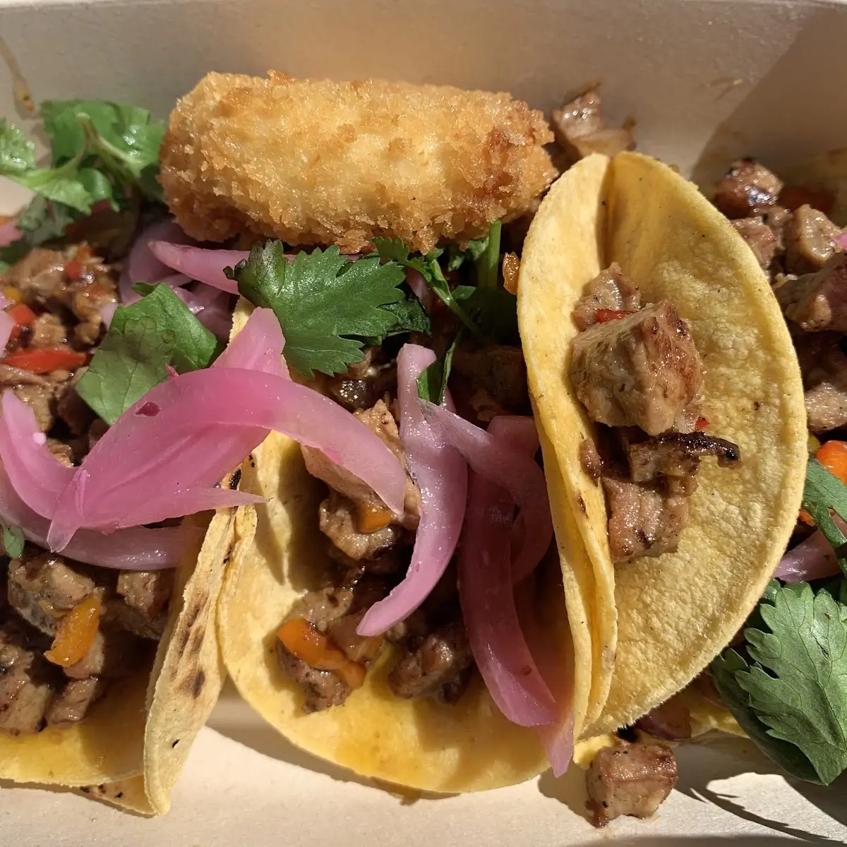 Pork Sisig Street Tacos