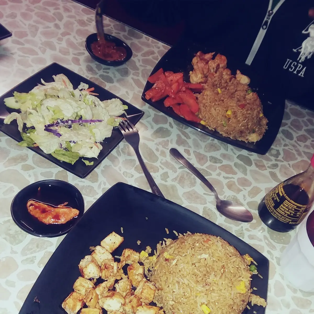 Chicken with Fried Rice