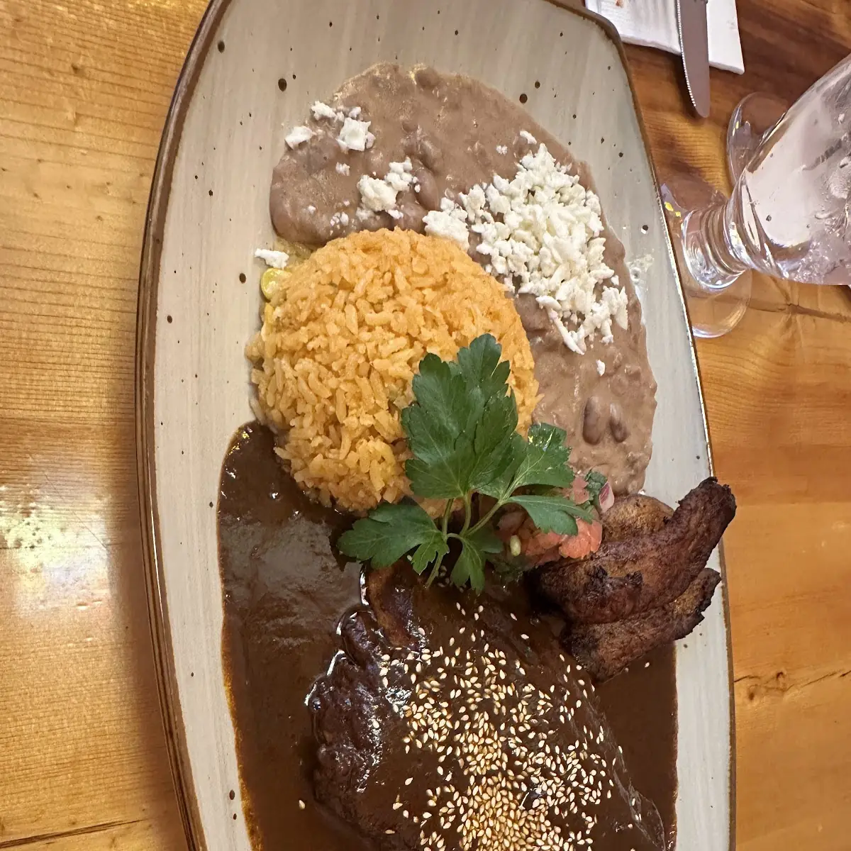 Pollo En Mole Poblano