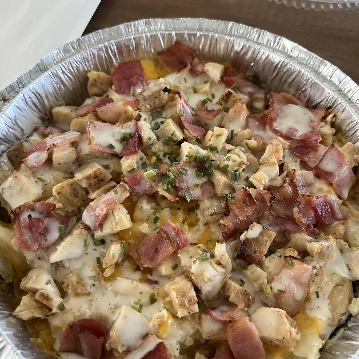 Chicken Bacon Ranch Sweet Potato
