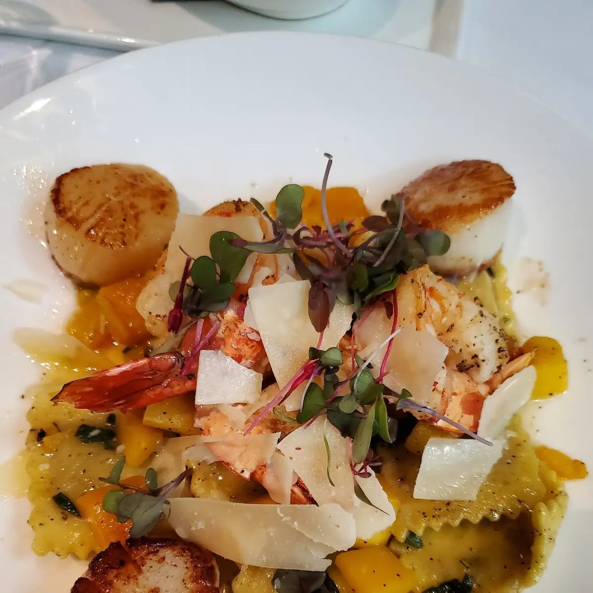 Jumbo Diver Scallops & Gulf Shrimp With