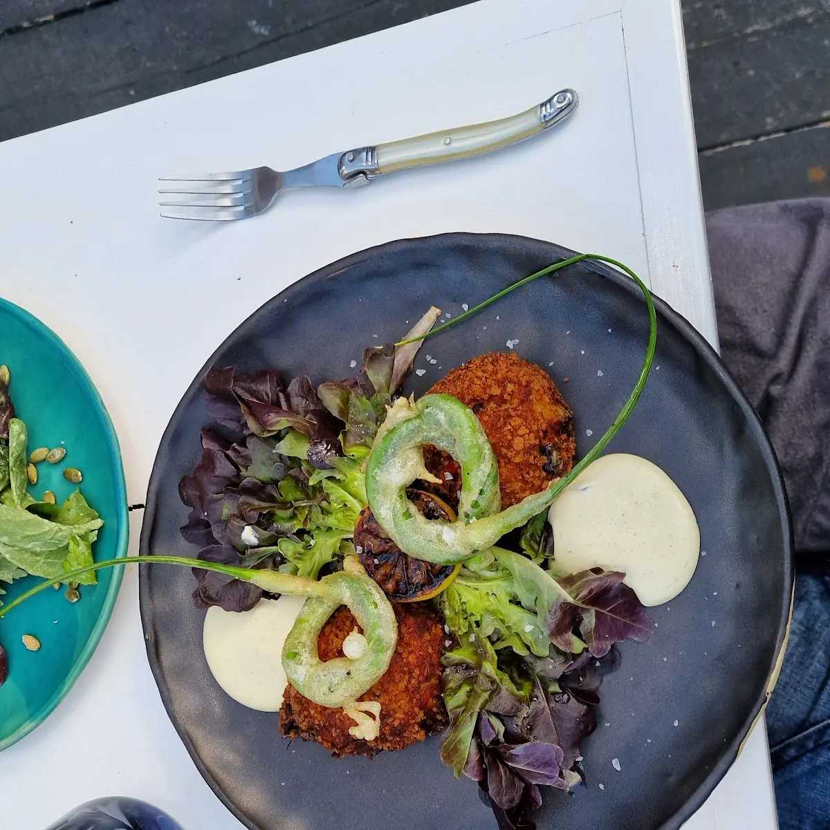 Fried Beaverkill Rainbow Trout Cakes
