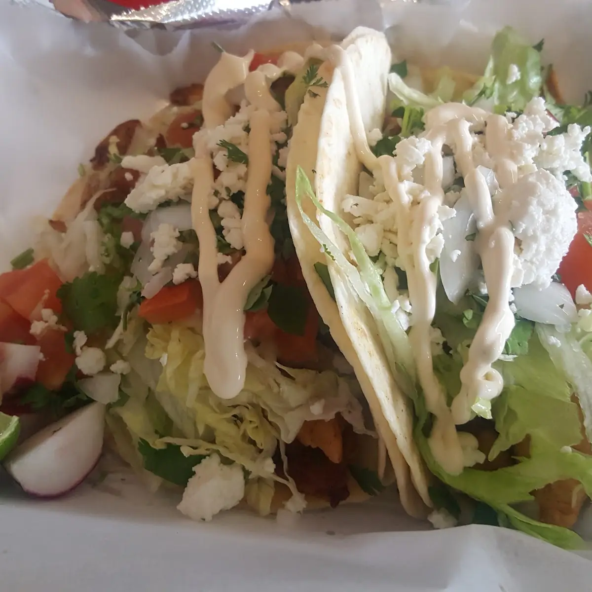 Loaded Chicken Tacos