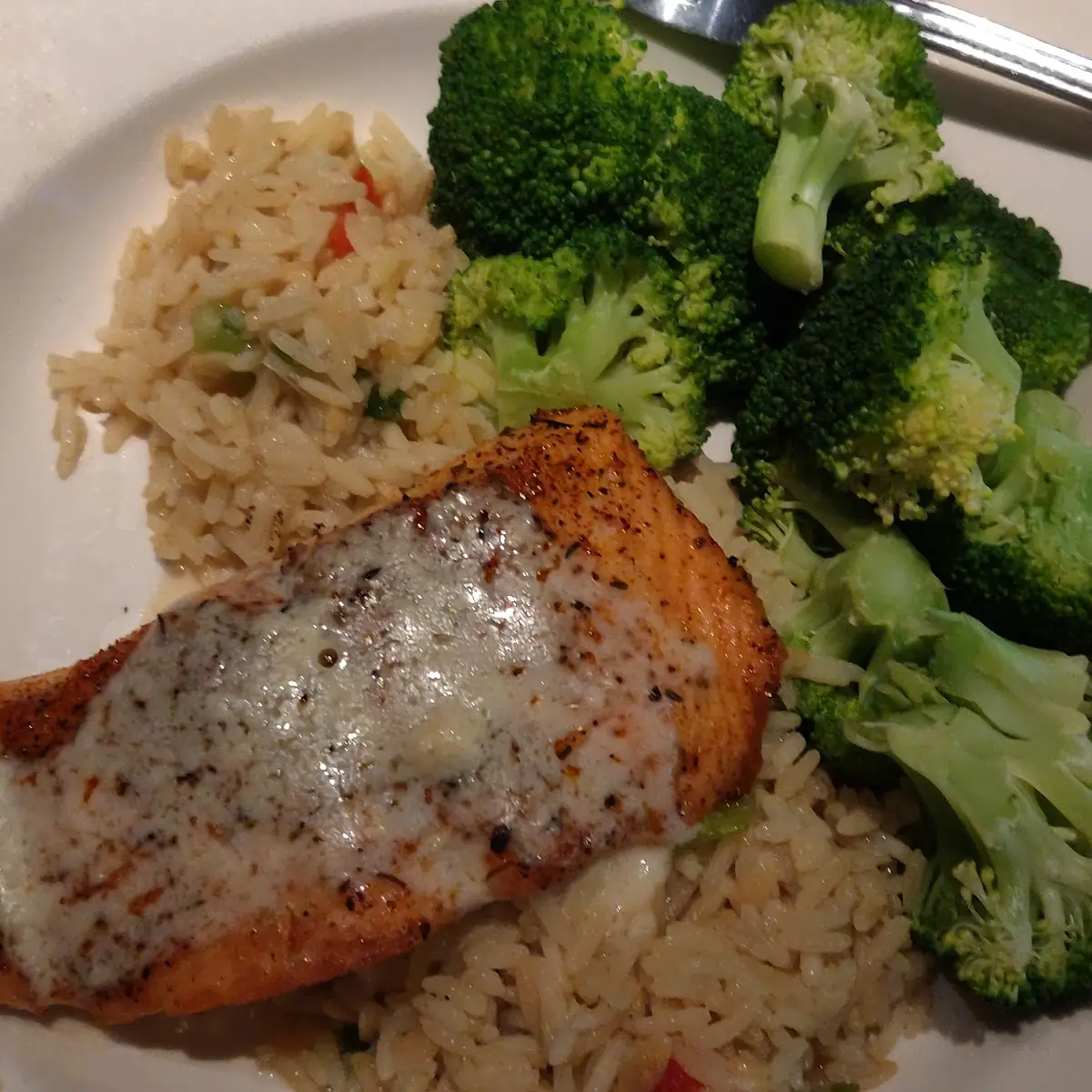 BJ's Brewhouse Protein Bowl - Salmon