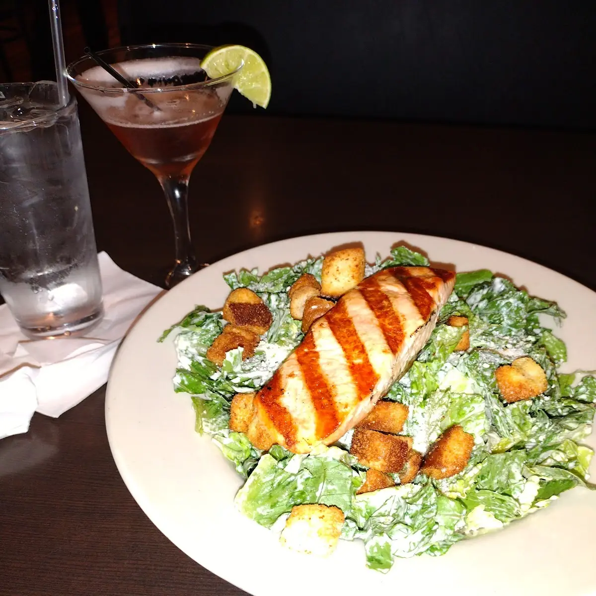 Salmon Caesar Salad