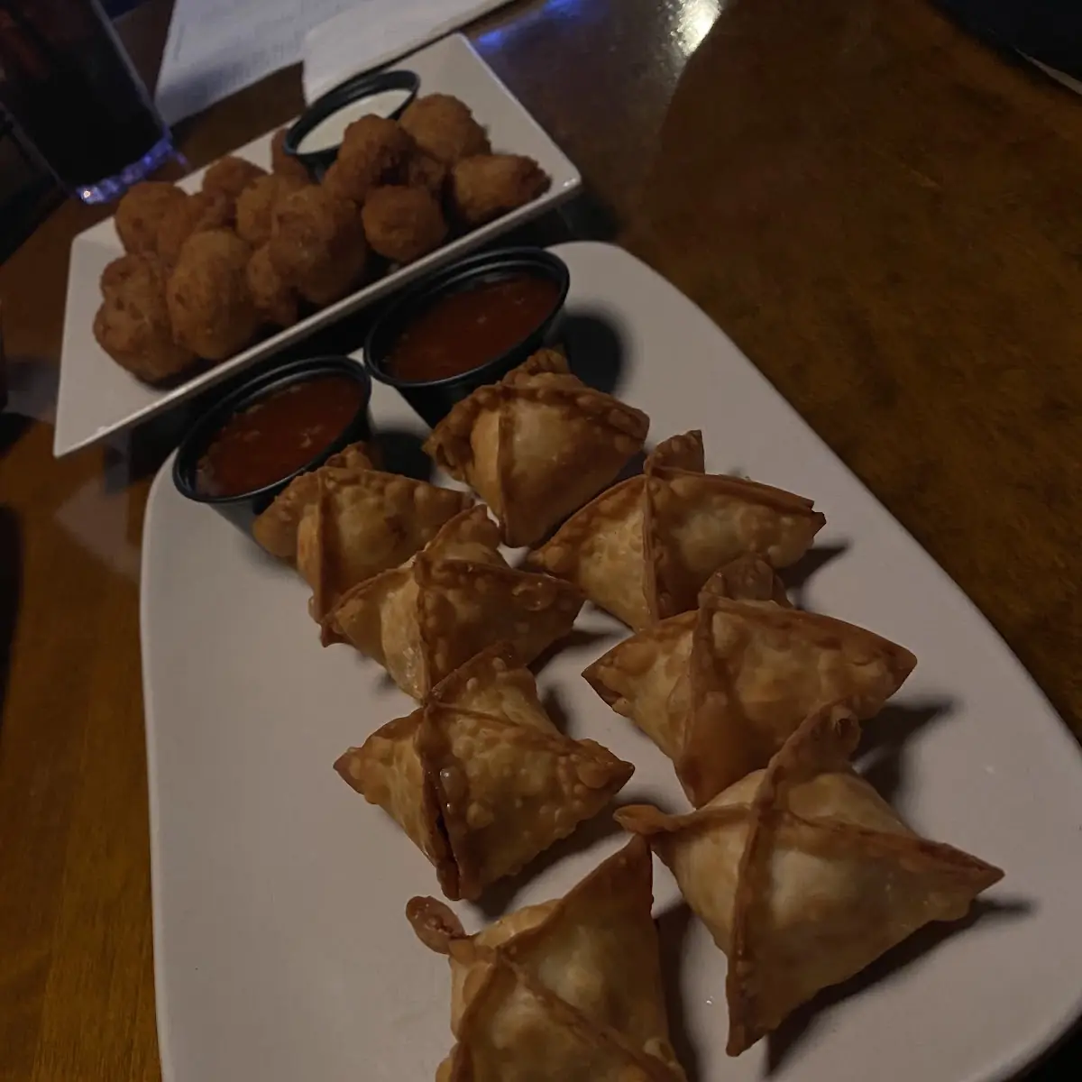 Spicy Chicken Wontons
