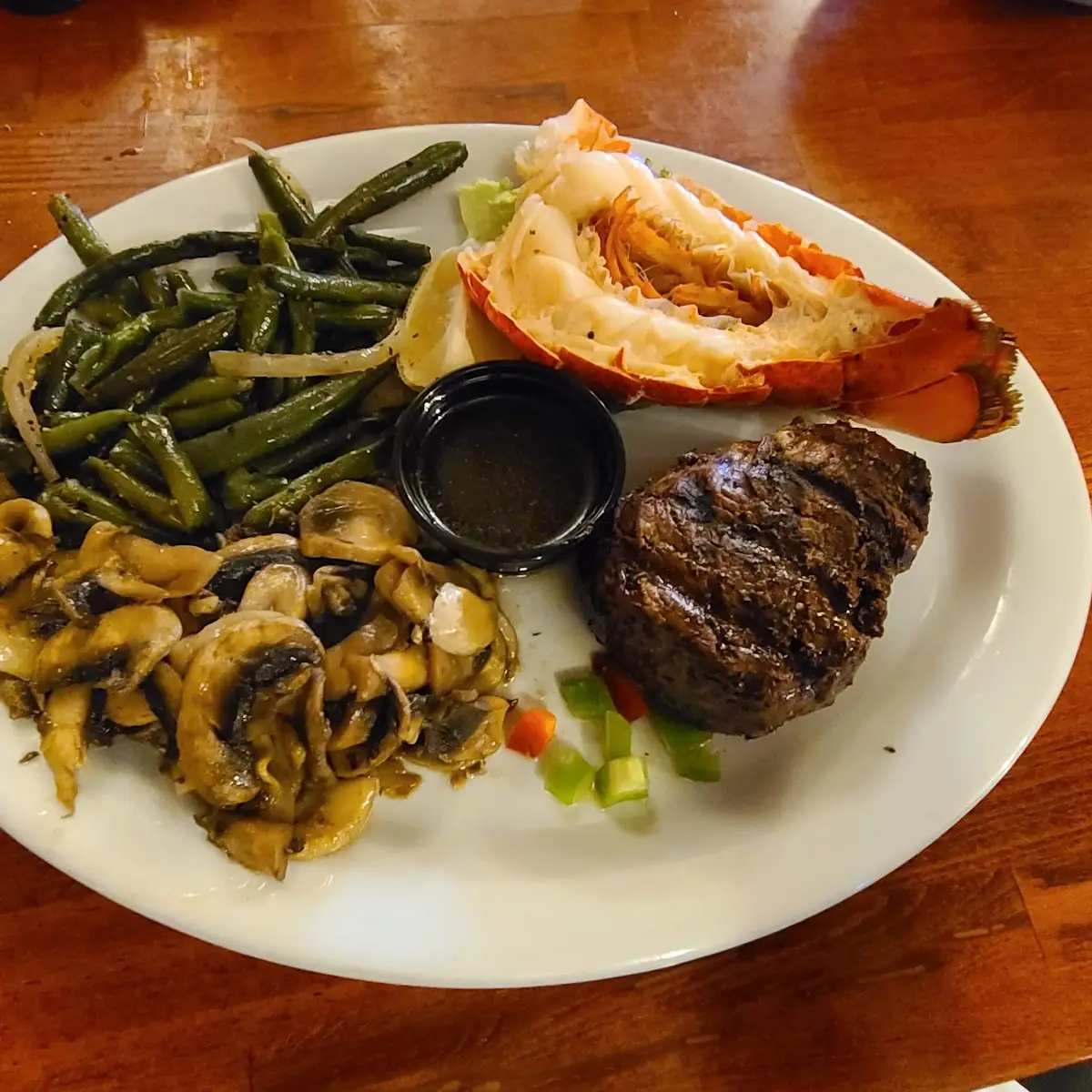 Filet Mignon and Lobster Tail
