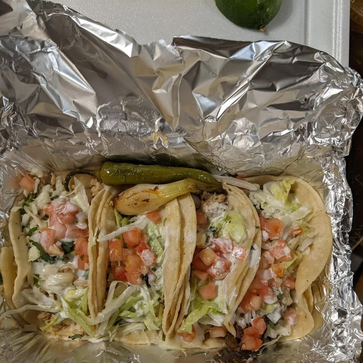 Chicken Soft Taco Supreme