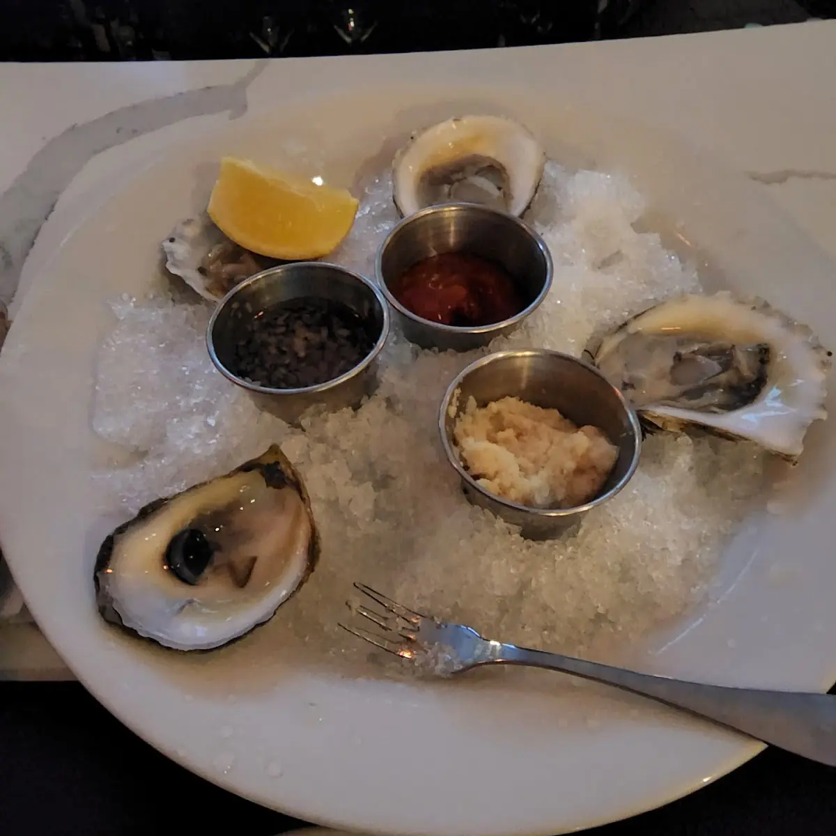 Fresh Oysters on the Half Shell