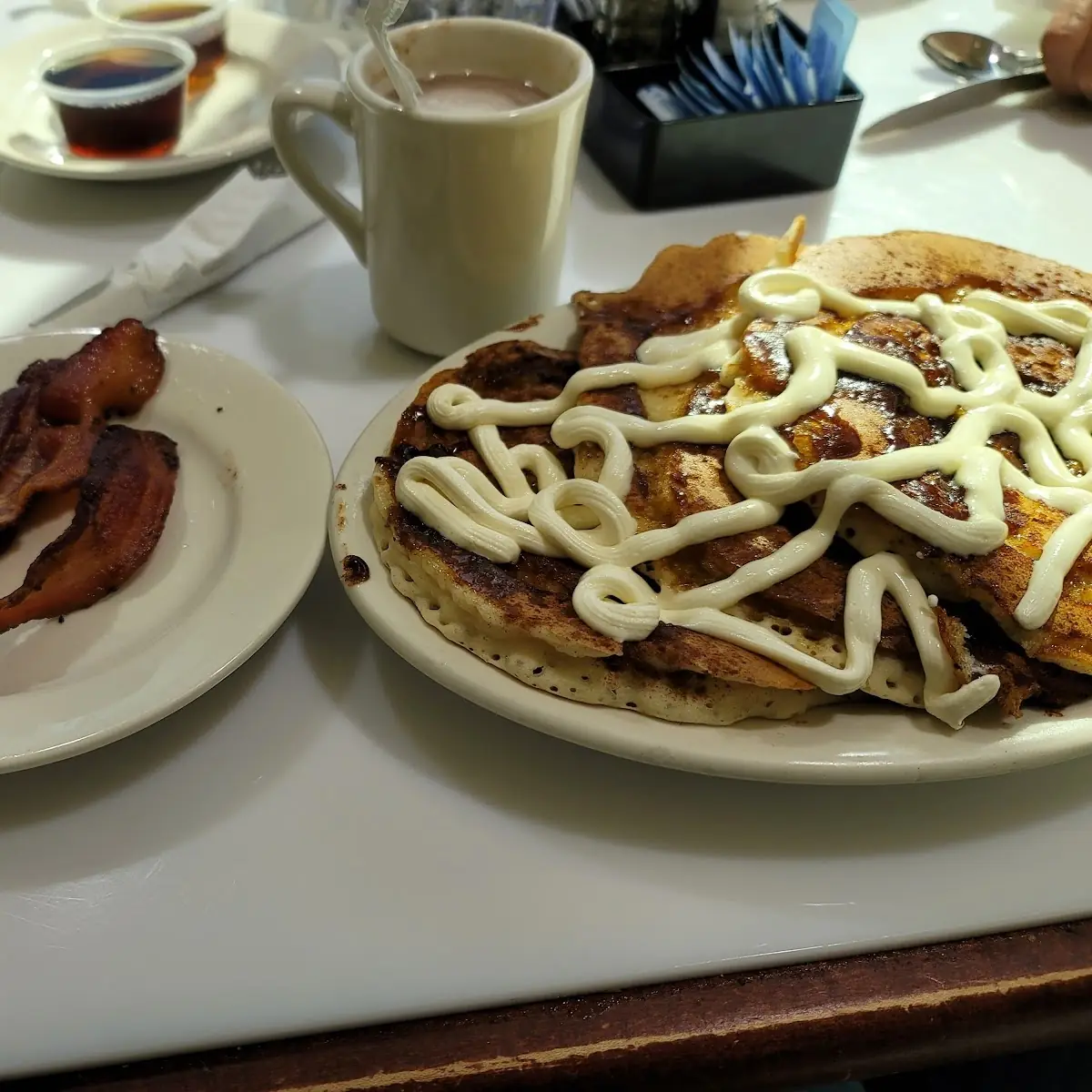 Cinnamon Roll Pancakes