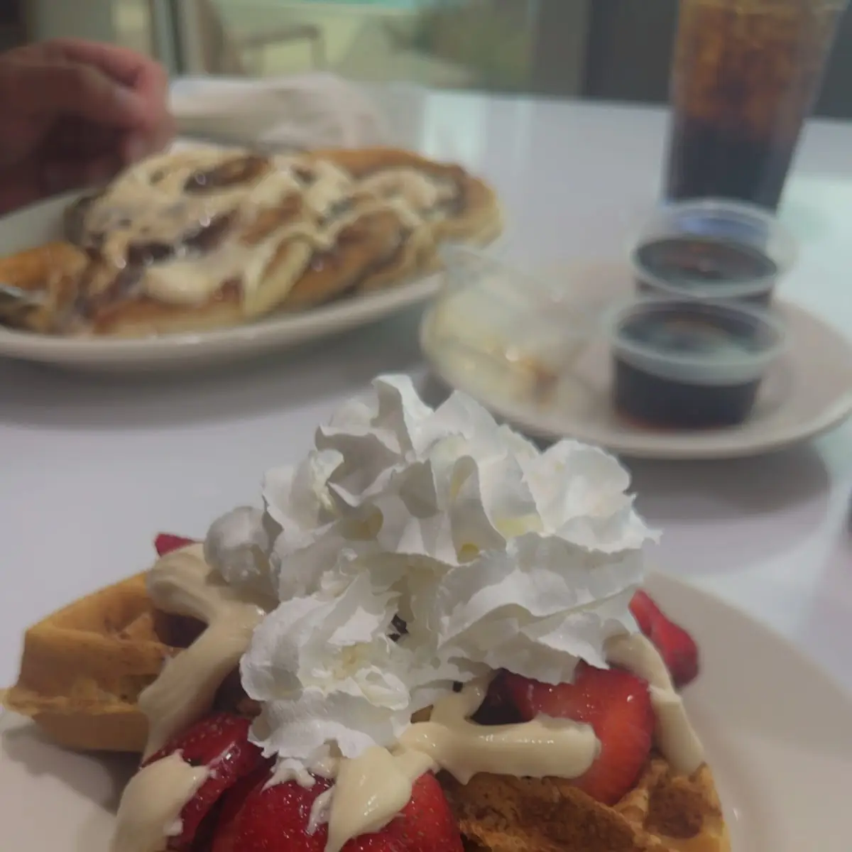 Strawberry Shortcake Waffles