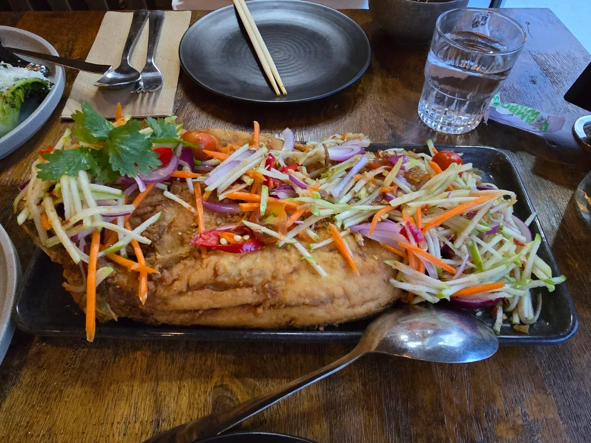 Fried Barramundi, CocoNine Gungahlin