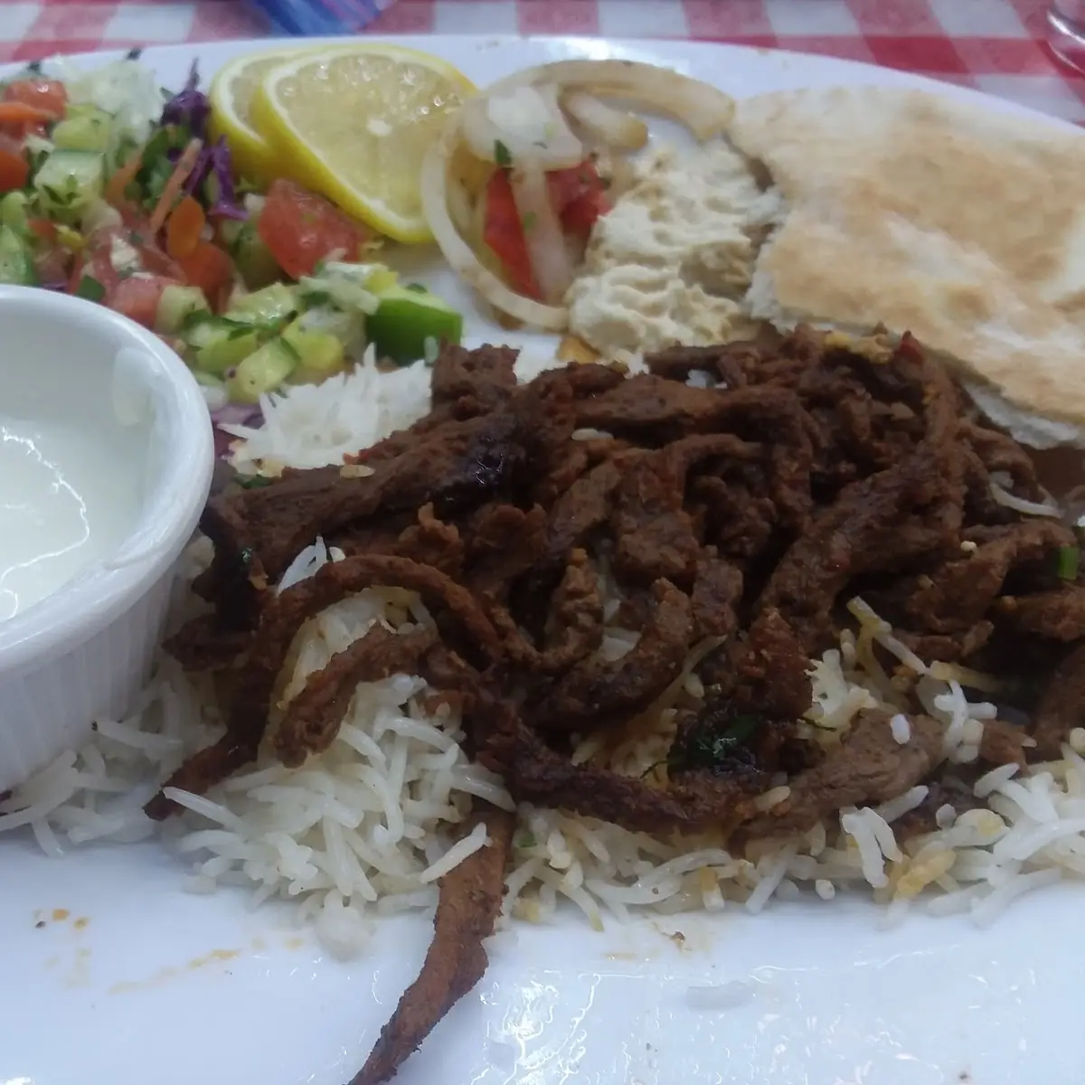 Lamb Shawarma Plate