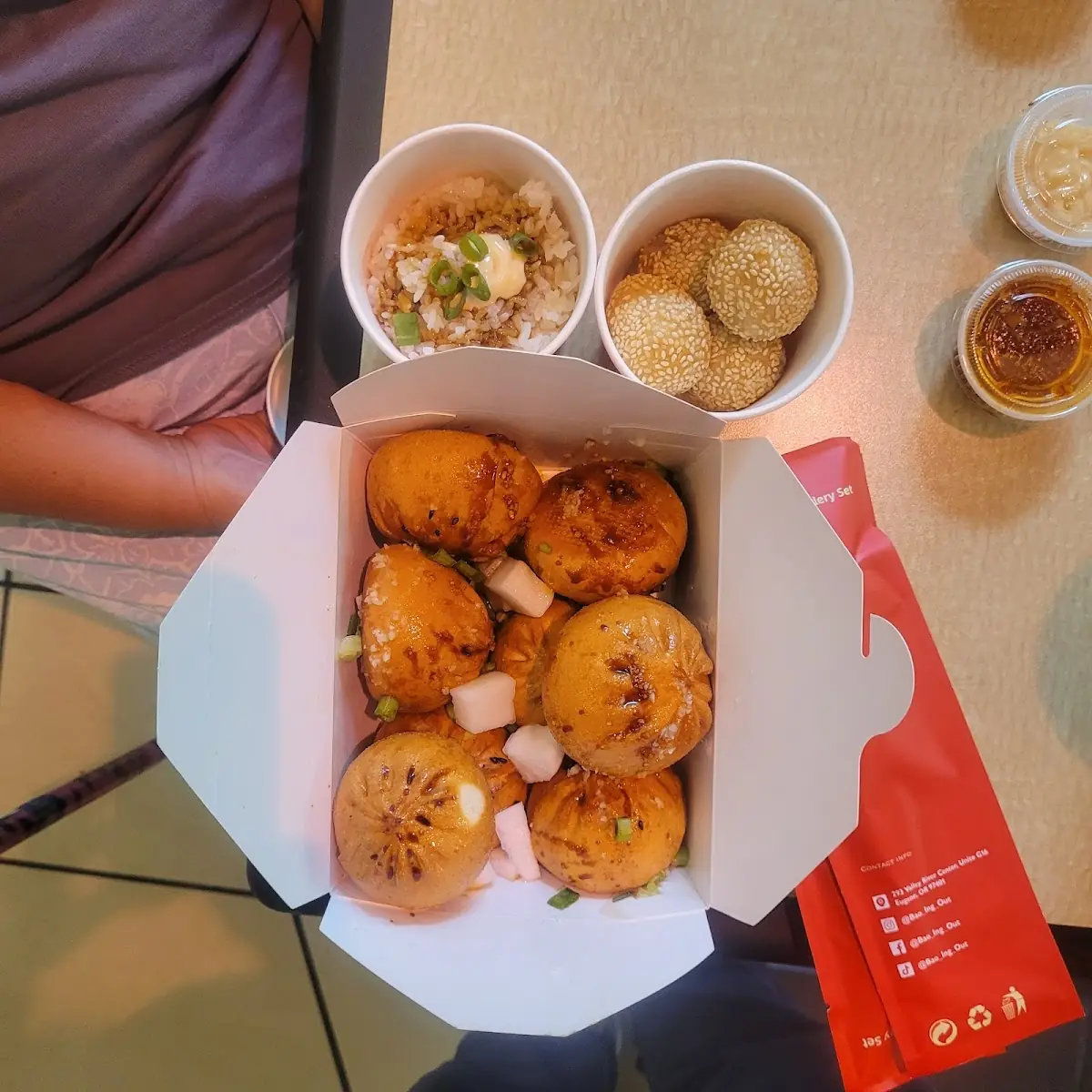 Golden Fried Bao Bun