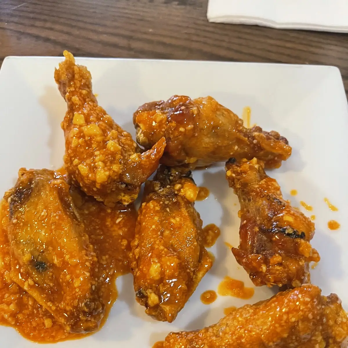 Hot Garlic Parmesan Wings