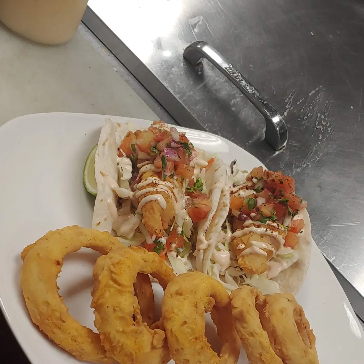 Fried Cod Tacos
