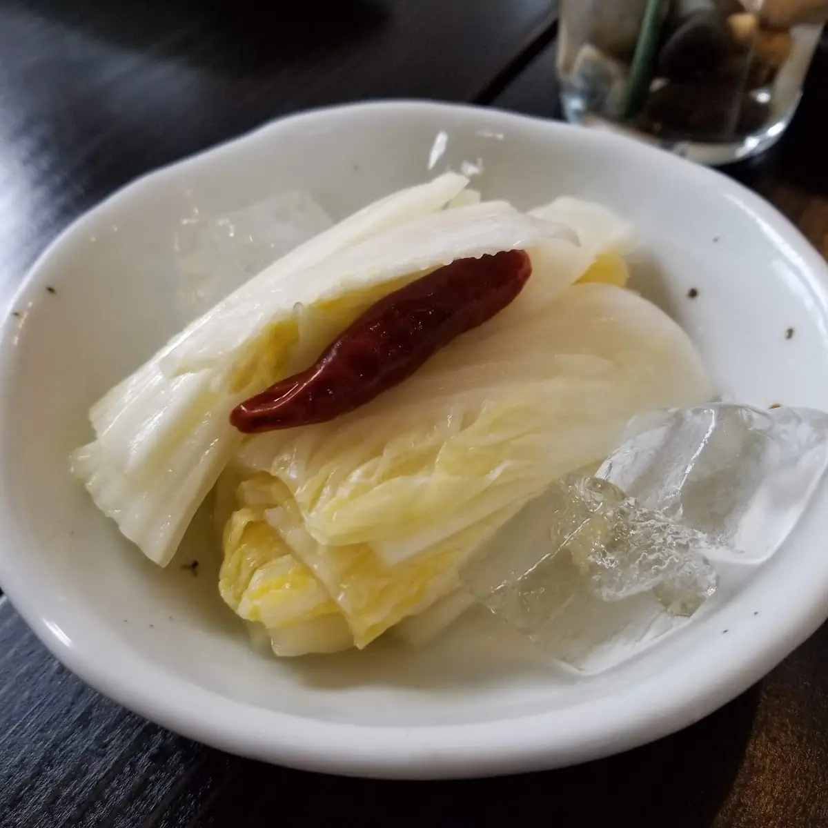 White Kimchi Side Dish
